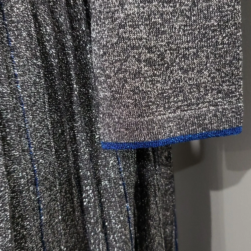 Ted Baker Noaleen Metallic Dress Sz 10  (Ted sz 4) - Picture 5 of 8